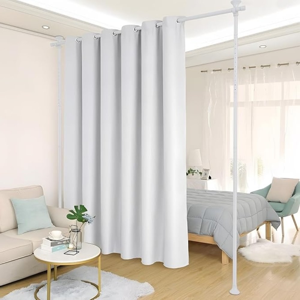 Room Divider Curtain Rod: image 5